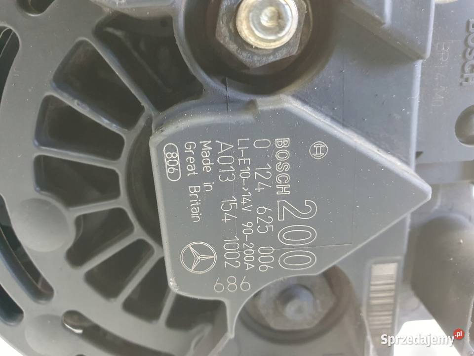 ALTERNATOR Mercedes Vito W639 22 CDI 200A osobowe Chełm