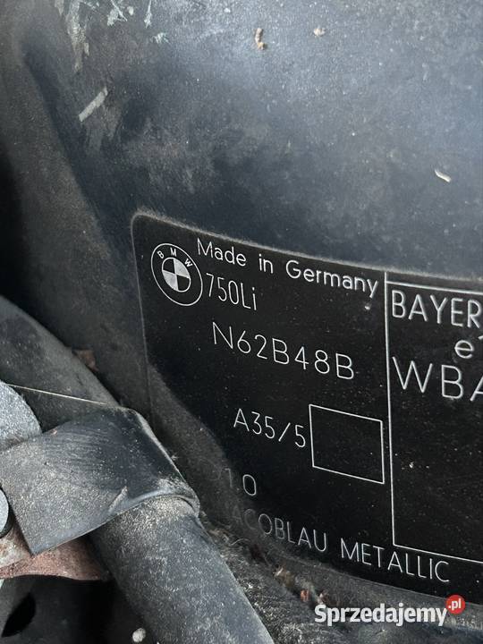 V8 BMW silnik n62b48b 750 e66e65 Pyrzowice