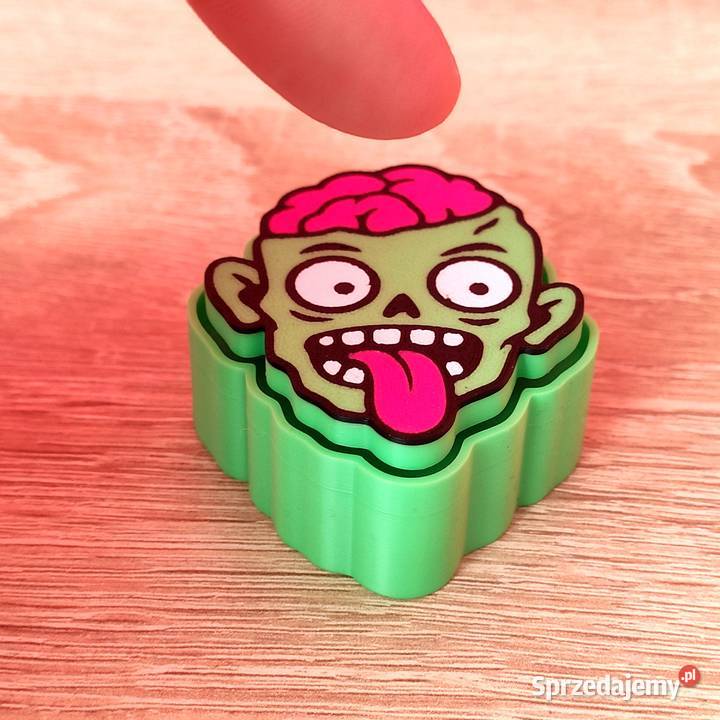 Klikacz Halloween Kliker Zombie mózg Fidget zielony Pozostałe Tuchola