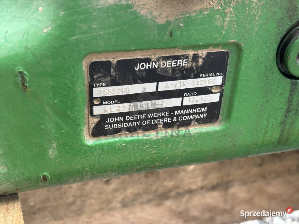 John Deere 6M 175 180 195 6175M 6175R Oś sprzedam