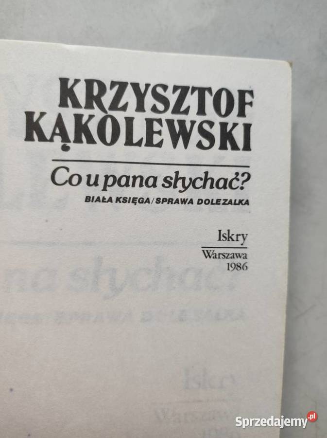 Co u pana słychać Krzysztof Kąkolewski Kielce