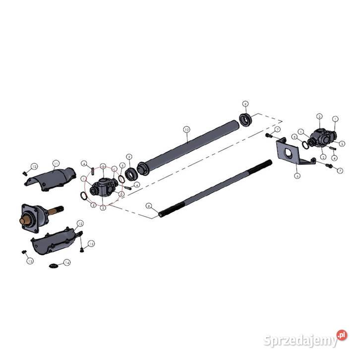Wałek Cardana 14T14T VST Fieldtrac Tajęcina