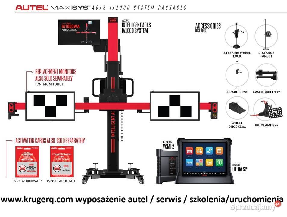 IA1000 ADAS Autel Maxi SYS geometria i adas Bielsko-Biała