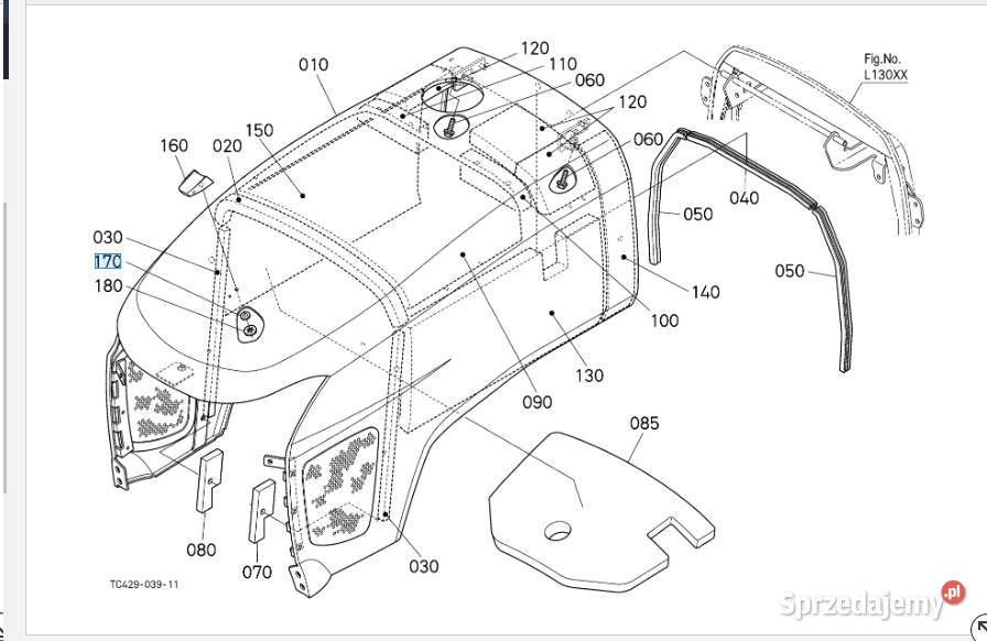 Uszczelnienie znaczka maski l1361 sprzedam