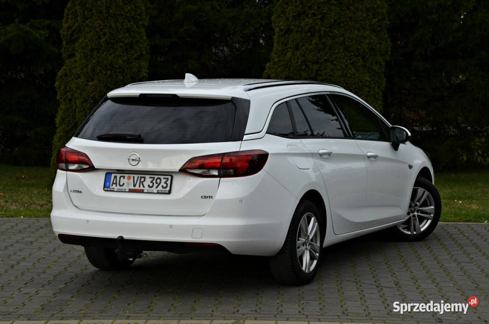 Opel Astra 16 CDTI 136 Opłacony Kamera Automat biały Ostrów Mazowiecka