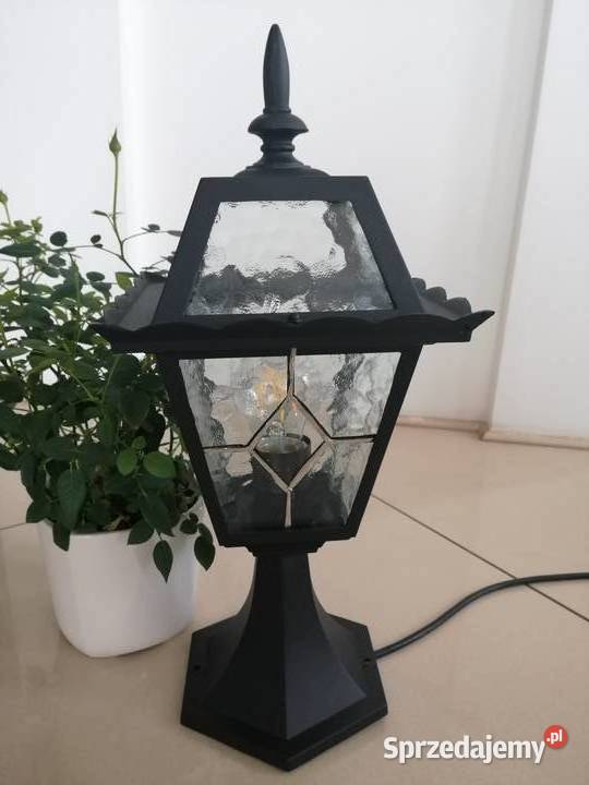 Lampy ogrodowe aluminiowe z witrażem szklanym Łask