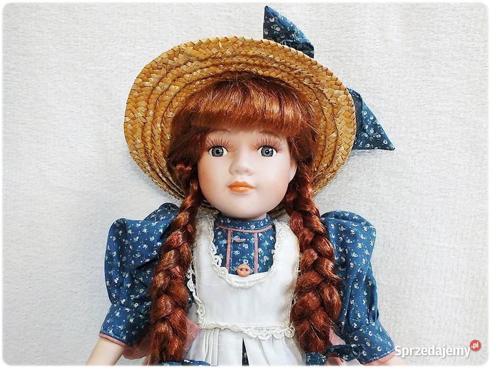 Porcelanowa stara Lalka wys44 Kolekcjonerska Żary