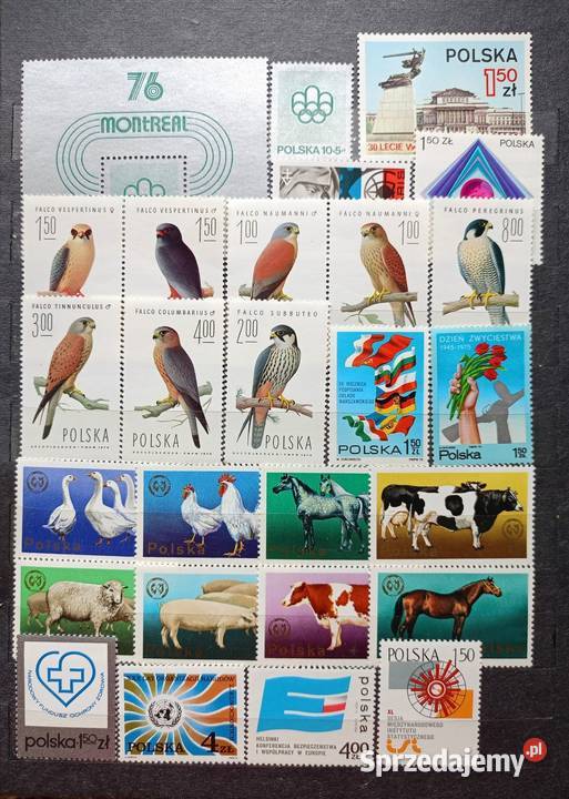 Znaczki polskie 1975 czyste łódzkie Leźnica Wielka-Osiedle