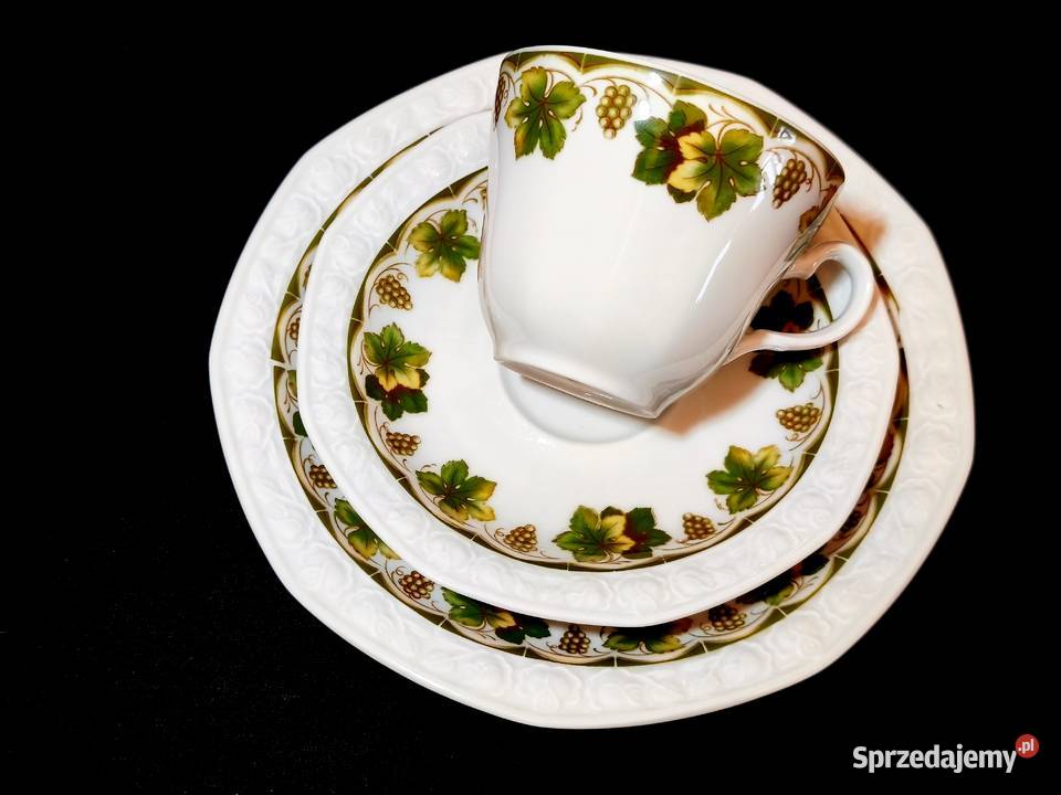 Zestaw kawowy trio NB form und design exlusiv Porcelana i szkło Chełm