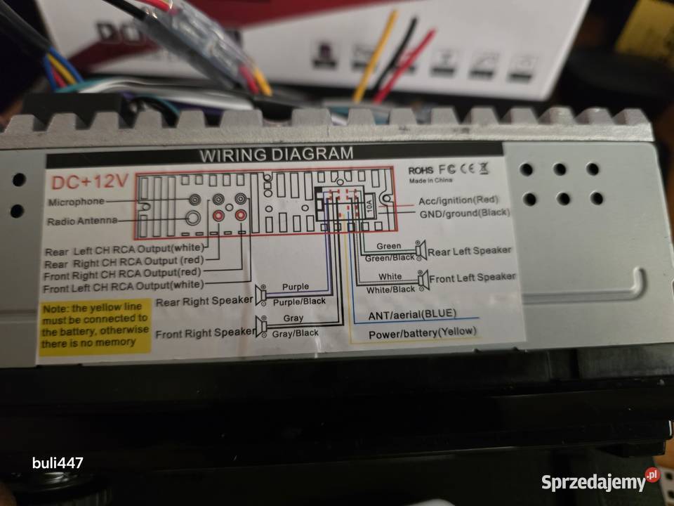 radio odtwarzacz usb bluetooth do samochodu Chełm Śląski