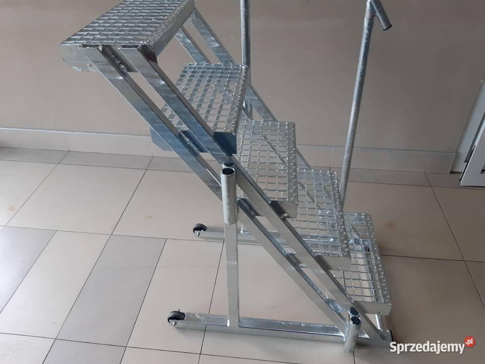 Schody metalowestalowe zewnętrzne Grodzisk Wielkopolski usługi budowlane