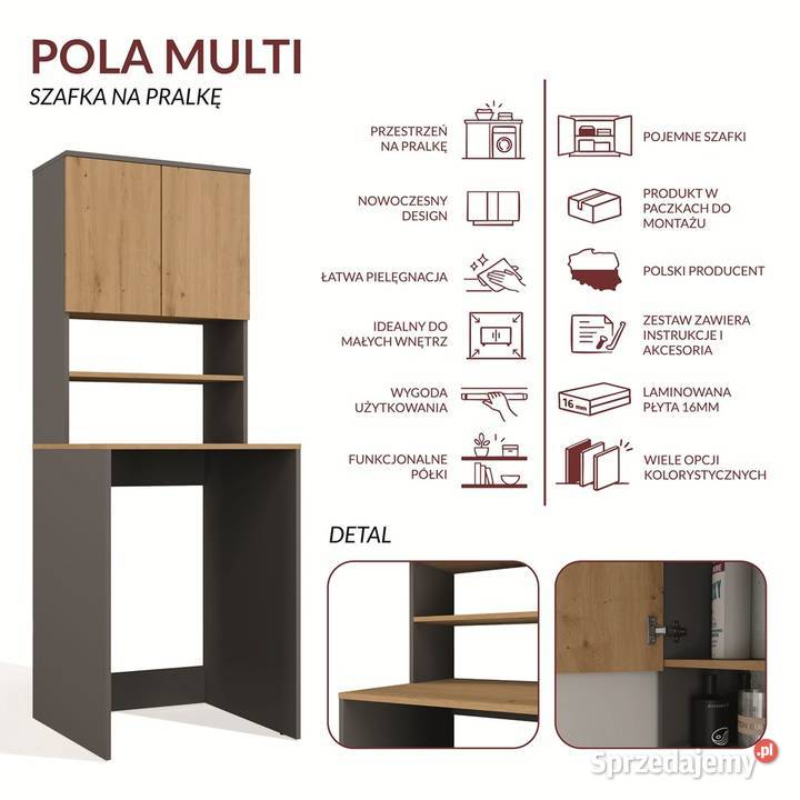 Szafka Łazienkowa POLA MULTI Pralkę sprzedam
