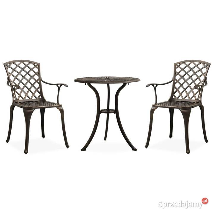 vidaXL 3cz zestaw mebli bistro ze stopu Warszawa