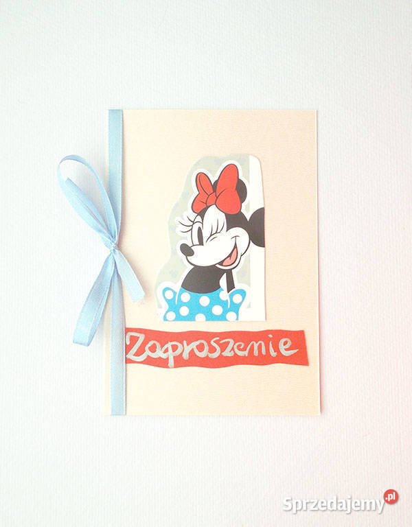 zaproszenia dzieci minnie zaproszenia warmińsko-mazurskie Olsztyn