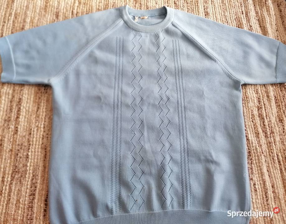 Bluzka z krótkim rękawem niebieskaBistor Rozmiar 38(M) łódzkie Łódź sprzedam