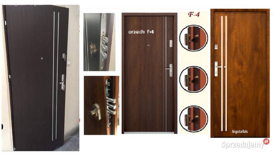 Drzwi zewnętrzne do mieszkania w bloku z Kutno sprzedam