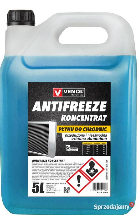 Koncentrat płynu do chłodnic VENOL ANTIFREEZE