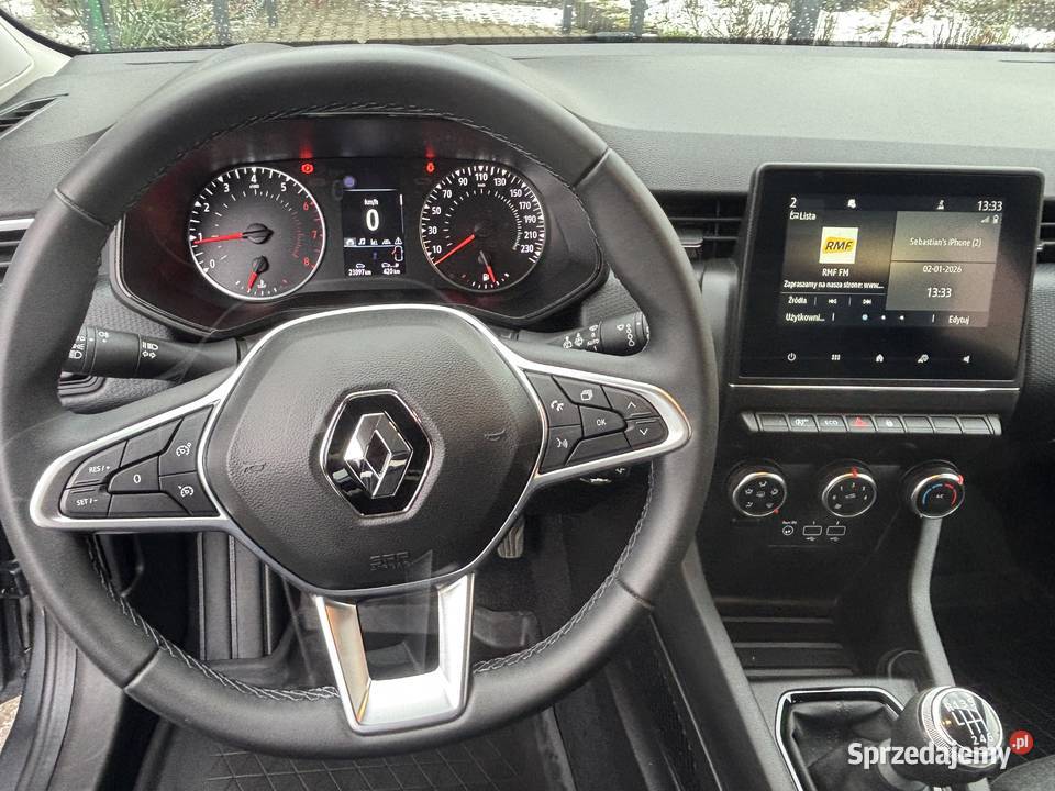 Renault Clio V 10 TCE 2022 Salon Polska poduszka powietrzna Clio Legnica