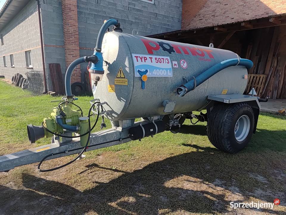 Beczkowóz Pomot Chojna 4000 l Beczka Wóz Grabów nad Prosną