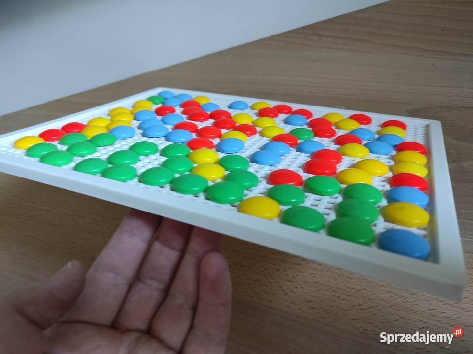 Zabawka mozaika pinezki grzybki Płock