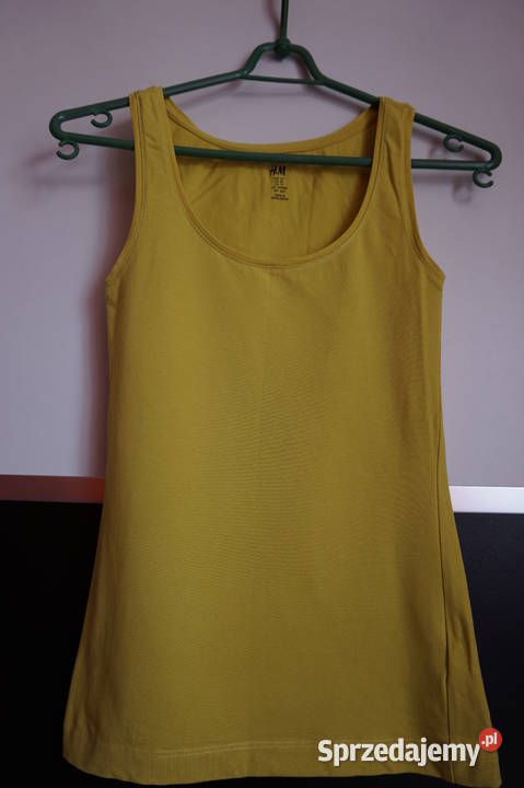 top koszulka bokserka żółta xs 34 hm Toruń