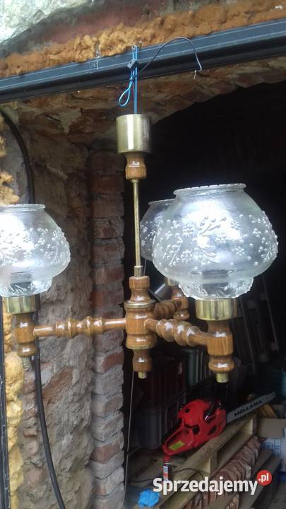 Retro lampa wiszaca z 1975 roku firmy Jilove dolnośląskie Lubań sprzedam