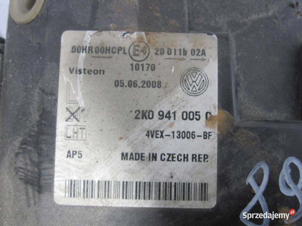 VOLKSWAGEN CADDY III 09r lampa lewy przód sprzedam