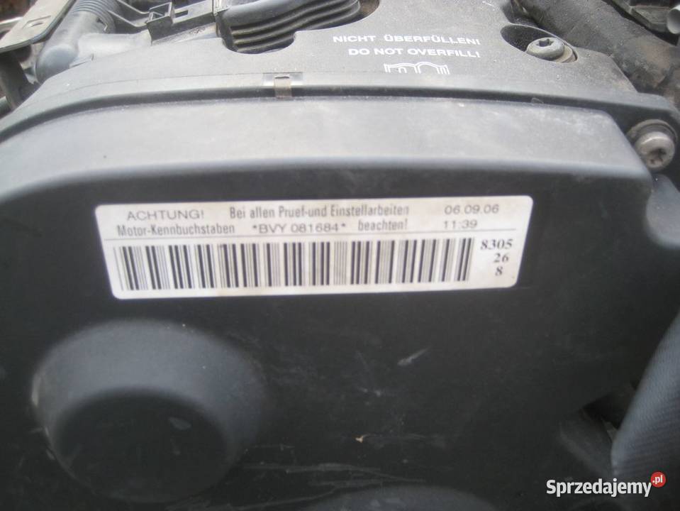 vw passat b6 20 fsi benzyna silnik motor symbol osobowe Rakoniewice