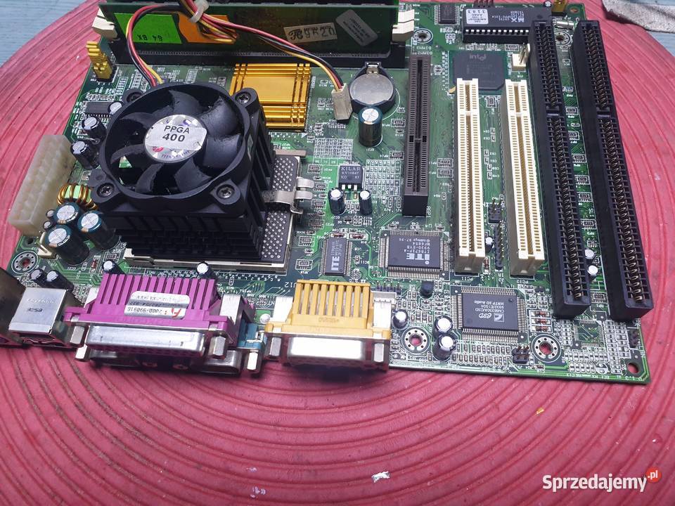 retro płyta komputerowa Celeron 400Mhz Żory