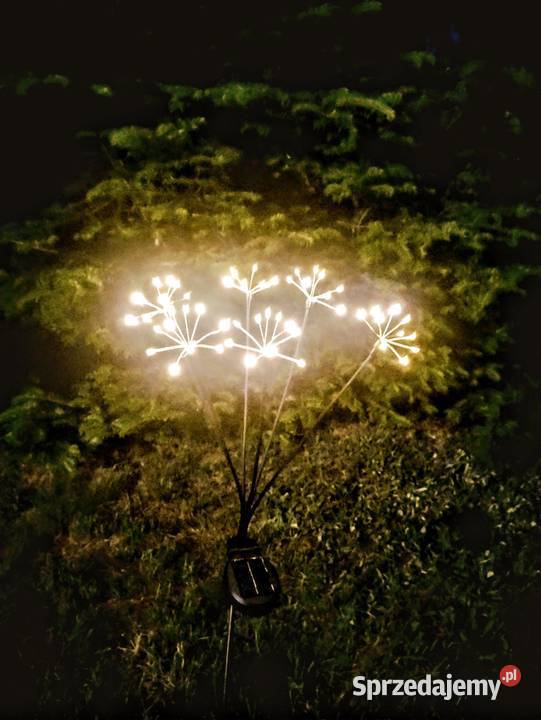 Nowa Lampka solarna LED 6główkowe kwiatki Blachownia