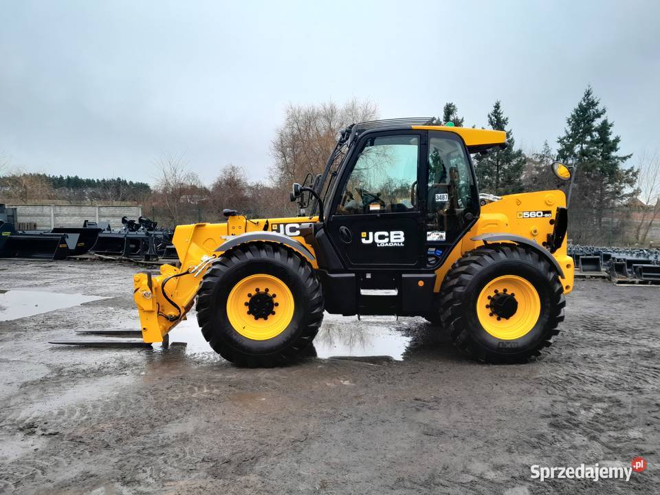 JCB 56080 2019R JOYSTICK KLIMATYZACJA ŁADOWARKA Motoryzacja