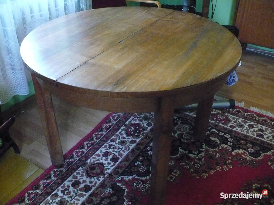 krzesła RADOMSKO 4 sztuk INNE Z EPOKI stół Poświętne