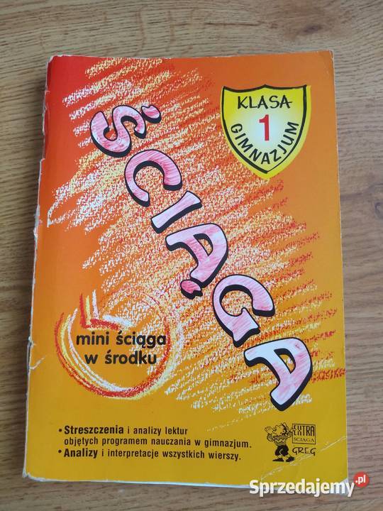 Książka Ściąga streszczenie i analizy lektur Wrocław