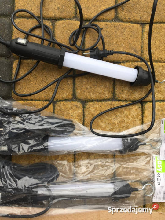 Lampy warsztatowe LED 10 SZTUK na 5 m kablu NOWE