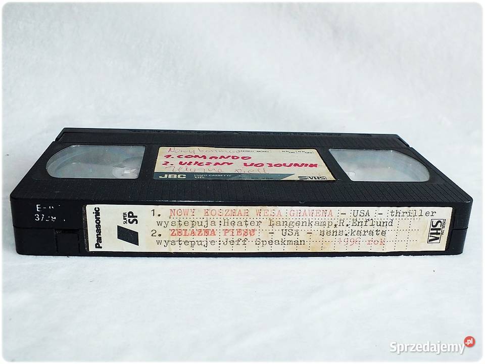 Kaseta VHS PENSONIC 180min Film Nowy Koszmar Żary
