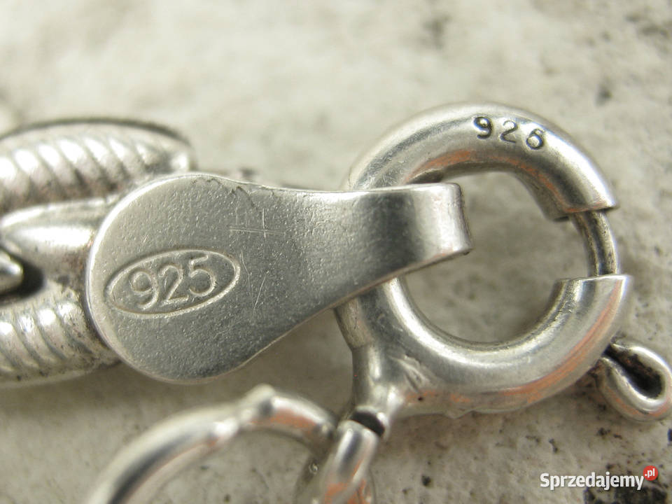 Srebrna bransoletka modułowa unikat srebro 925 Katowice