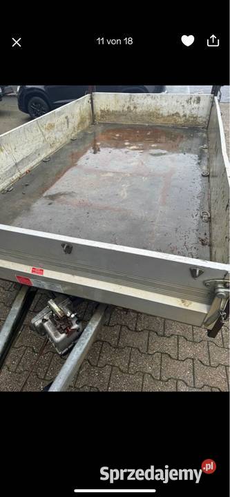 Humbaur 2600 kilo przyczepa Kipper Wywrot na tył 2 Białystok sprzedam