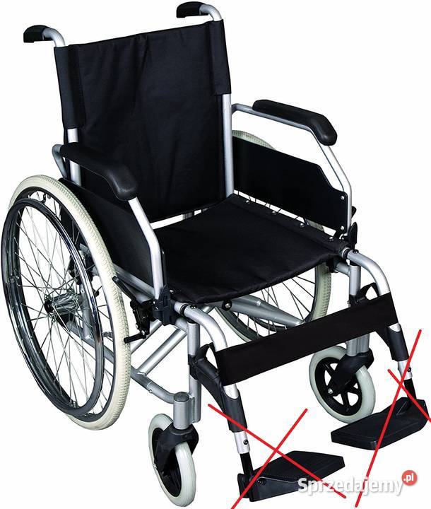 FRANCUSKI WÓZEK INWALIDZKI ALUMINIOWY
