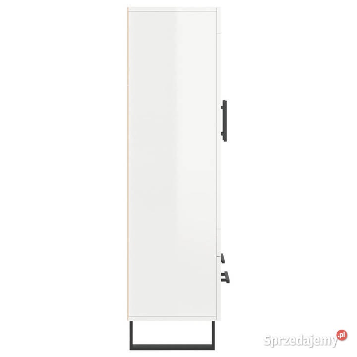 Wysoka szafka biała z połyskiem 695x31x115 mazowieckie
