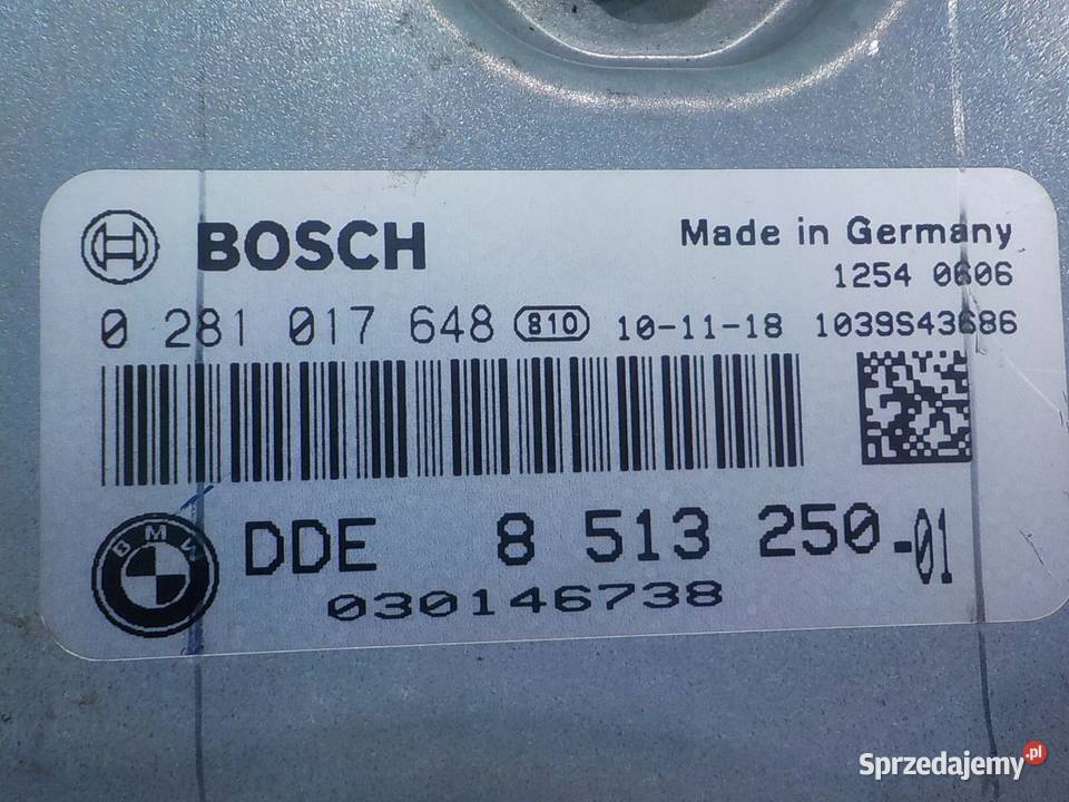 BMW 5 F10 20 D 11r SEDAN 4D sterownik komputer mazowieckie Suków