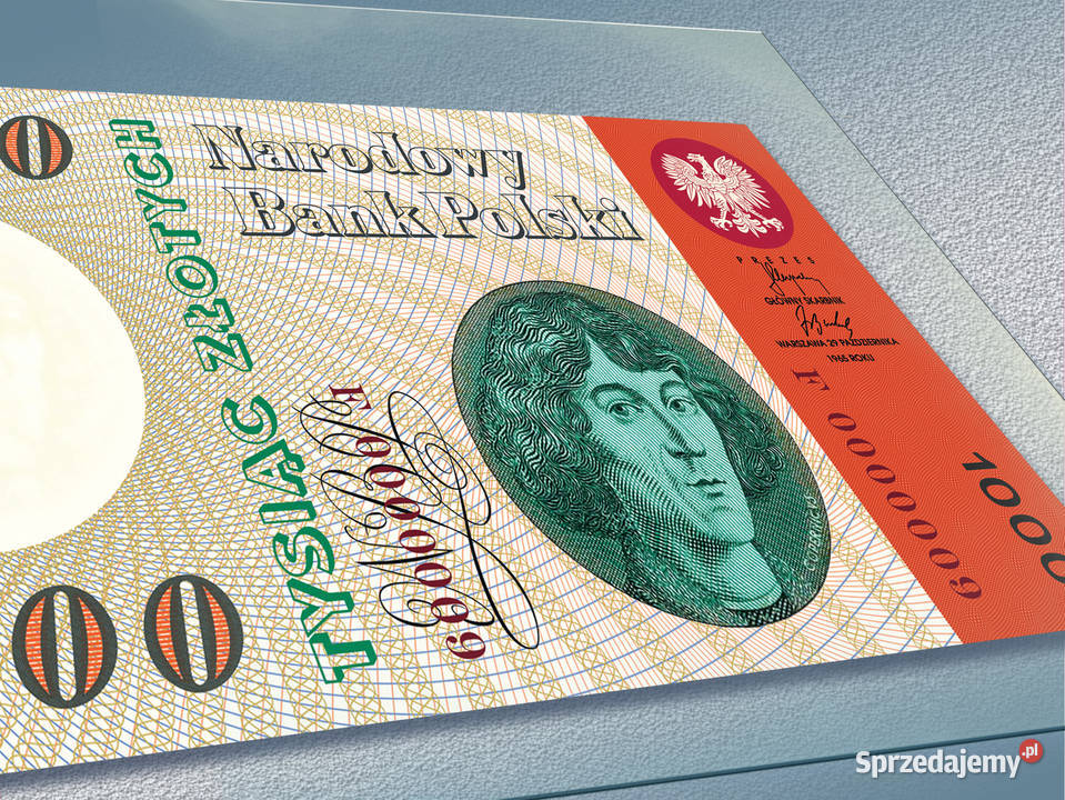 Banknot 1000 z 1965 r Unikat Łódź