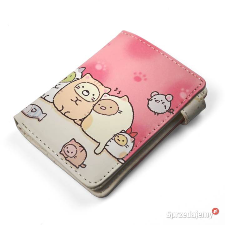 Koty 12 EkoSkóra Portfel Sumikko Gurashi