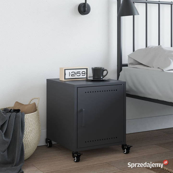 Szafka nocna antracytowa 36x39x435 stal WM846618 Warszawa