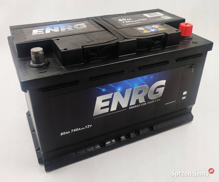 Akumulator ENRG 12V 80Ah 740A P Jelcz-Laskowice sprzedam