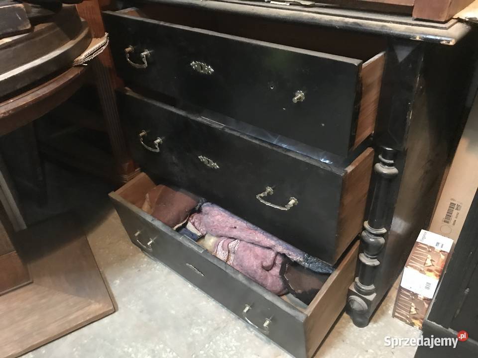 komoda sosnowa antyk Granica