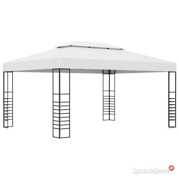 Altana ze sznurem lampek LED 4x3x27 m biała Warszawa sprzedam