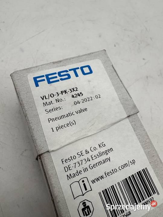 Festo VLO3PK3X2 4245 Zawór pneumatyczny Warszawa