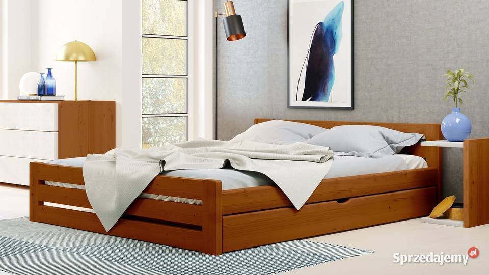 Mocne ŁÓŻKO Drewniane 180x200 GR 35 Zakopane