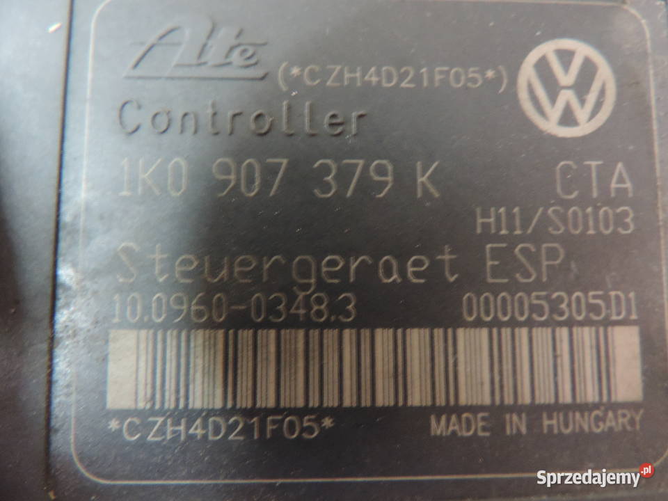 POMPA ABS VW GOLF V SEAT ALTEA 1K0907379K Nowy Sącz