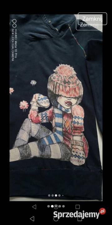 Bluza z kapturem damska łódzkie Moszczenica
